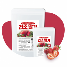올리커 건조딸기 다이스 (100g, 500g, 1kg)